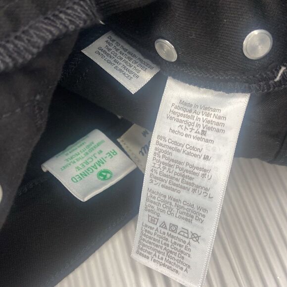 Ladies J.Crew Black denim 9” Vintage straight size 25 - Picture 6 of 8